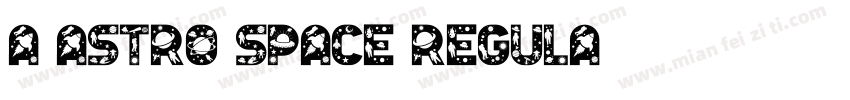 a Astro Space Regula字体转换